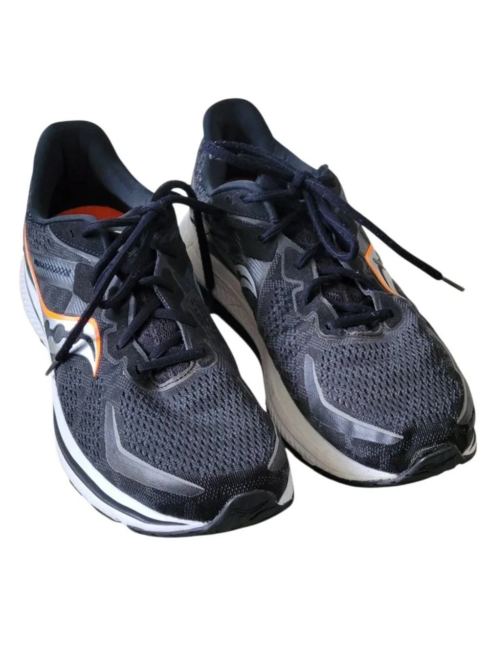 Saucony Omni 20 PWRRUN Men's Running Shoe Black White Sz 14